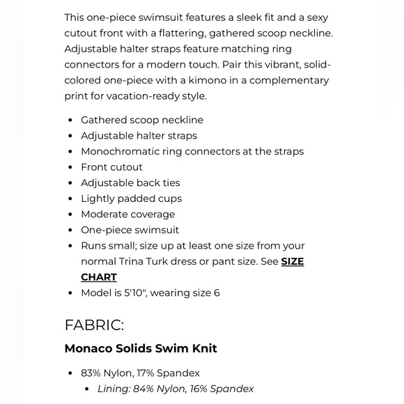 Trina Turk | Monaco One Piece Swimsuit - Picture 7 of 7